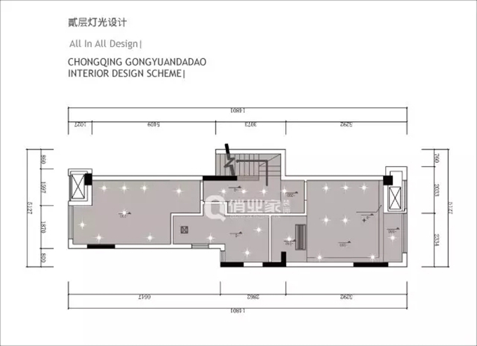 俏业家全案设计_灯光设计图