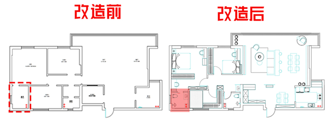 宏声公寓户型改造