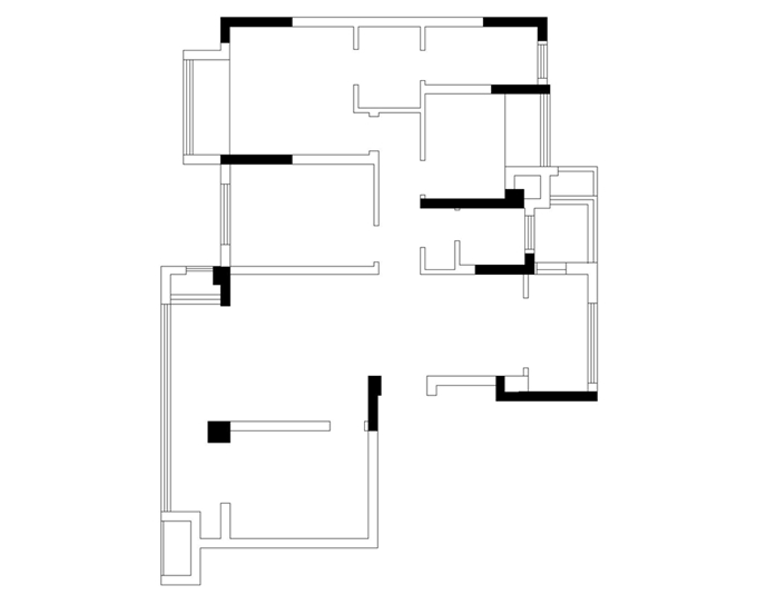 璟樾云山四居室户型图