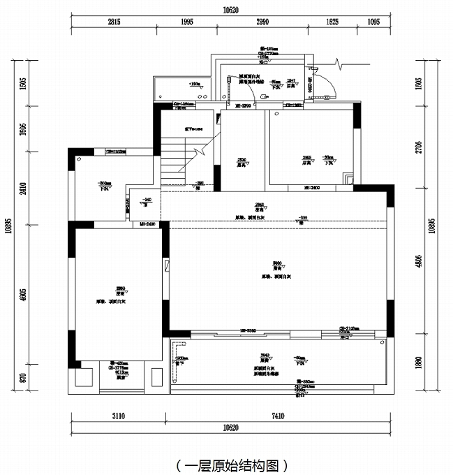 南山郡原始户型一楼